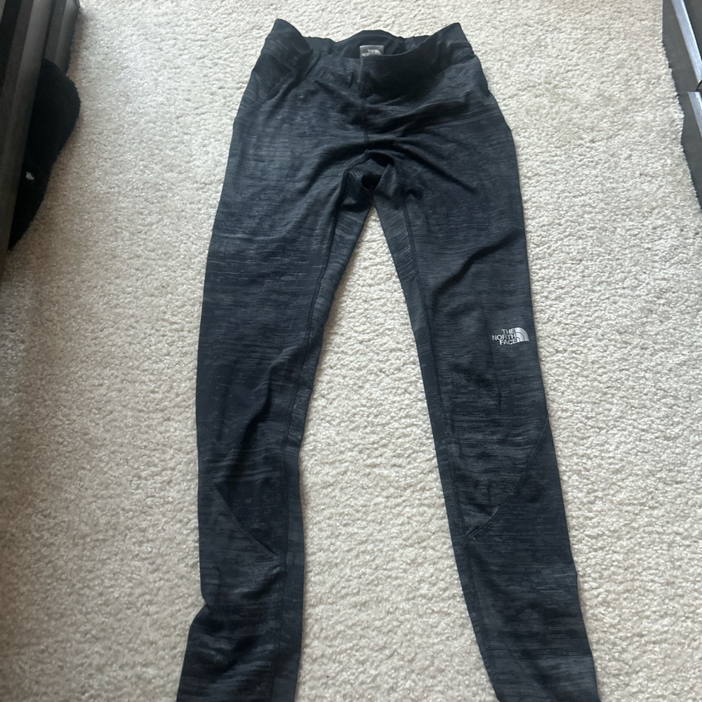 The North Face Black and Gray Leggings